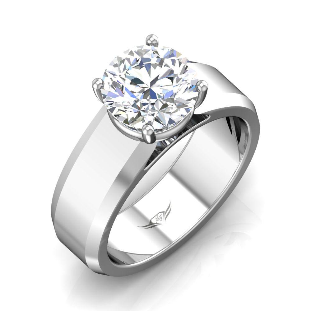 Vincents Fine Jewelry | Martin Flyer | Solitaire Wide Remount