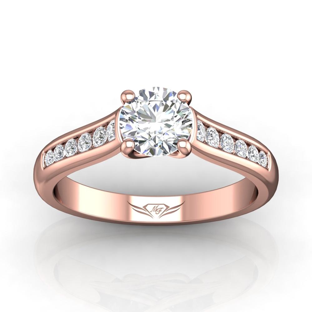 Vincents Fine Jewelry | Martin Flyer | Channel Engagement Ring