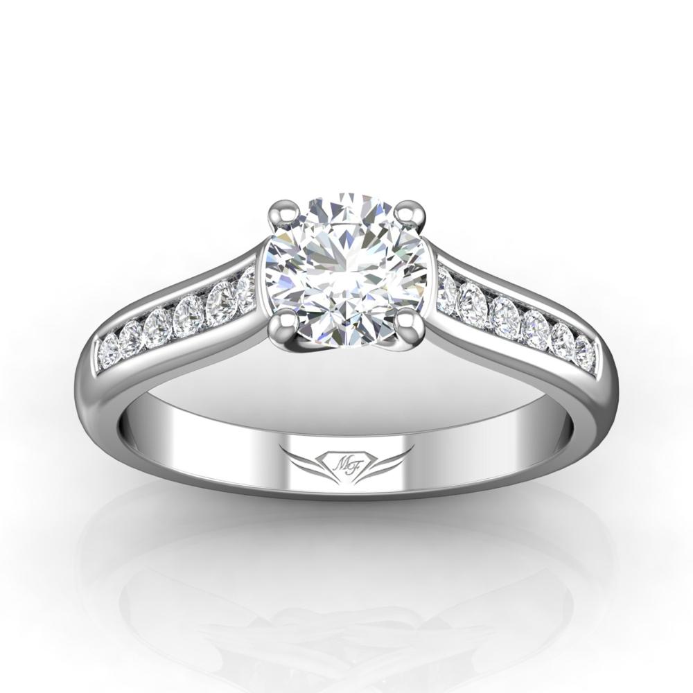 Vincents Fine Jewelry | Martin Flyer | Channel Engagement Ring