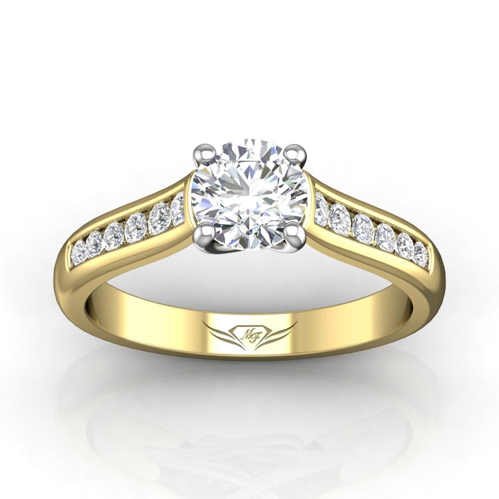Vincents Fine Jewelry | Martin Flyer | Channel Engagement Ring