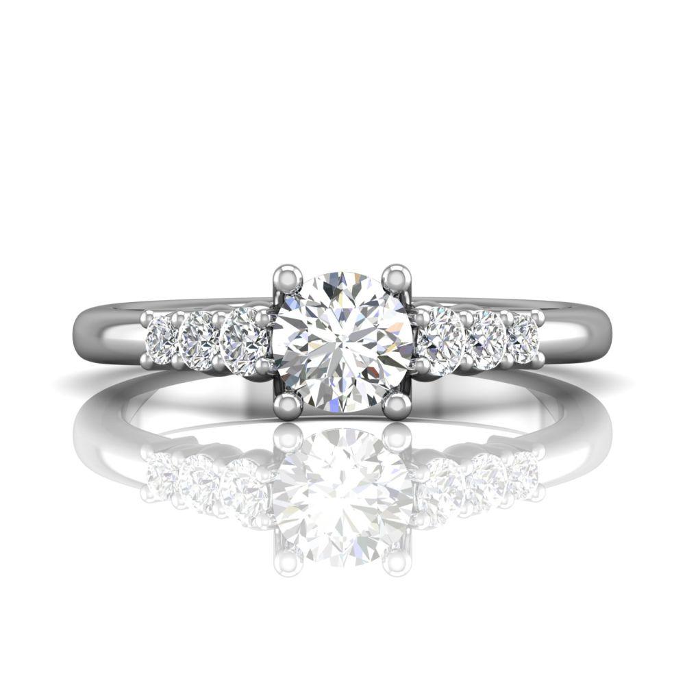 Vincents Fine Jewelry | Martin Flyer | Shared Prong Engagement Ring