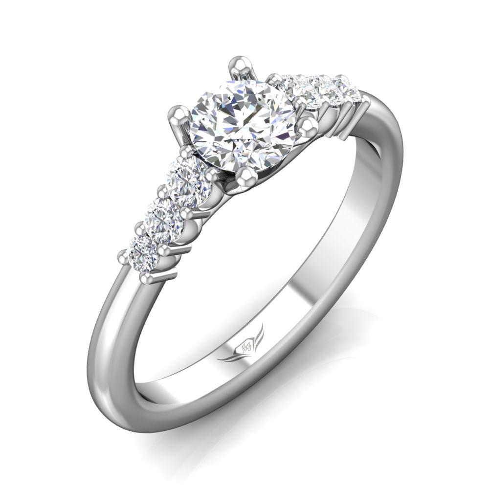Vincents Fine Jewelry | Martin Flyer | Shared Prong Engagement Ring