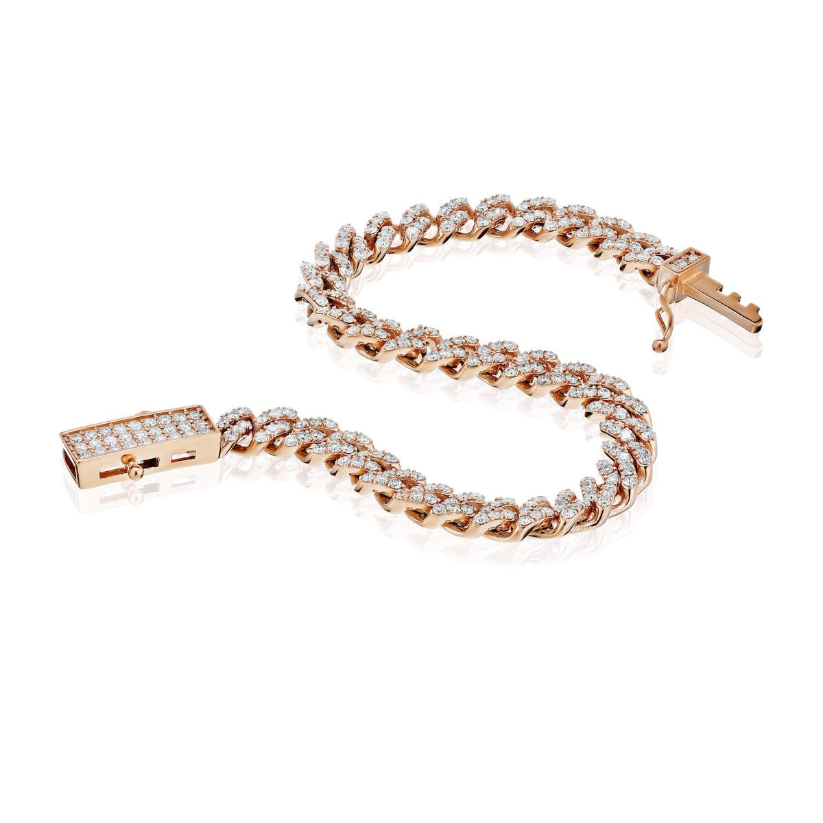 Diamond Link Bar Bracelet