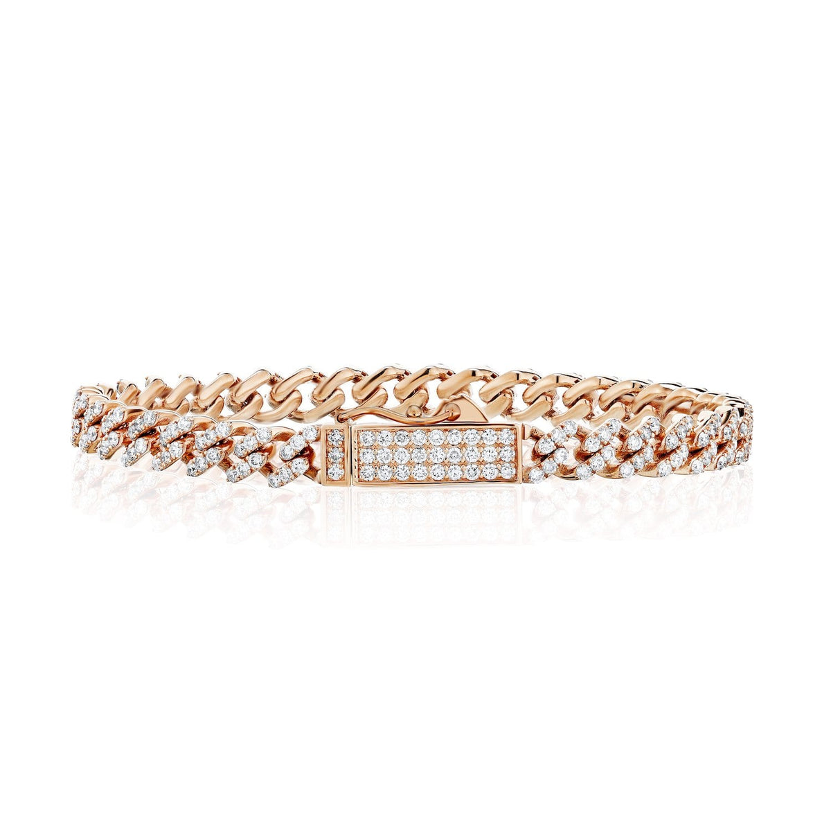 Diamond Link Bar Bracelet