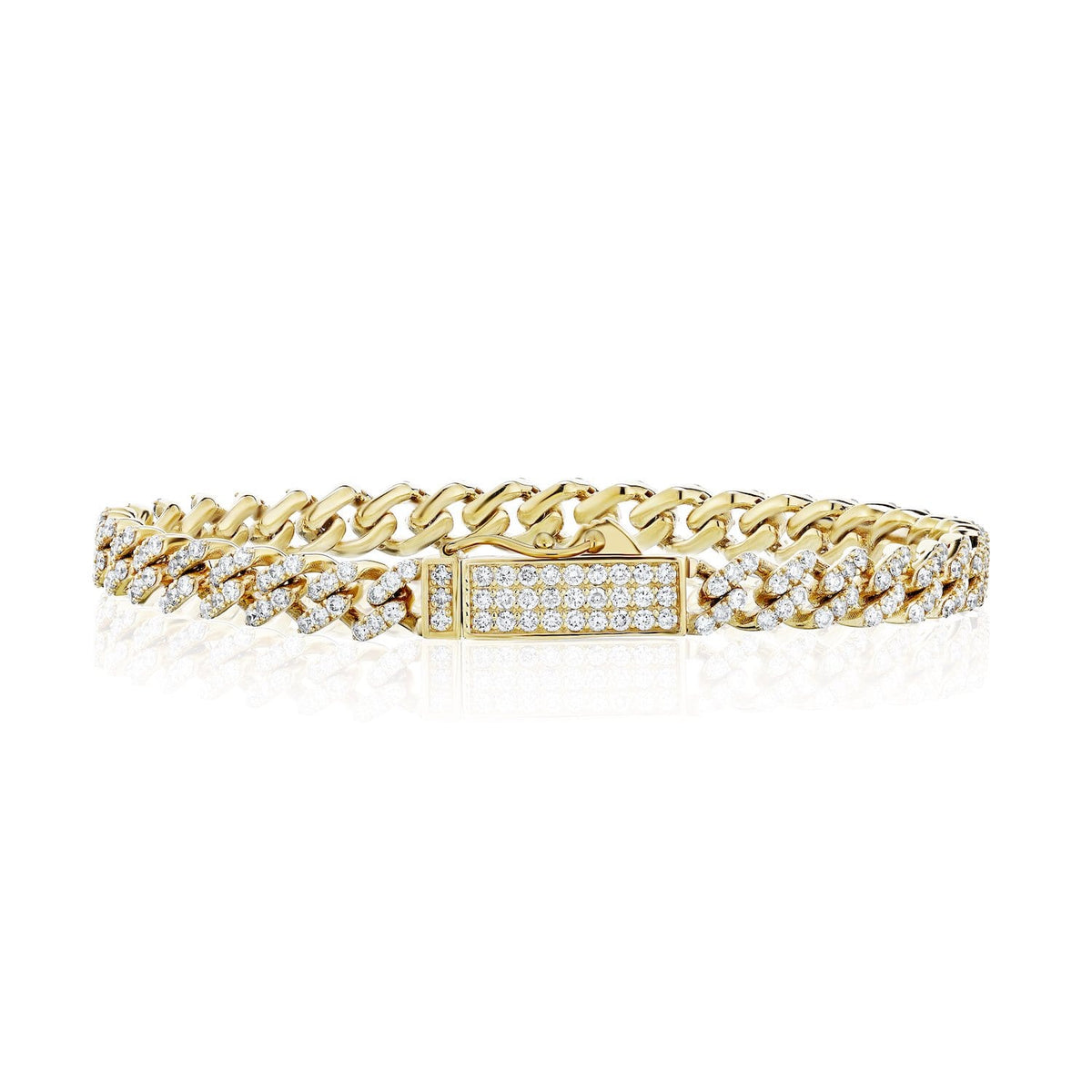 Diamond Link Bar Bracelet