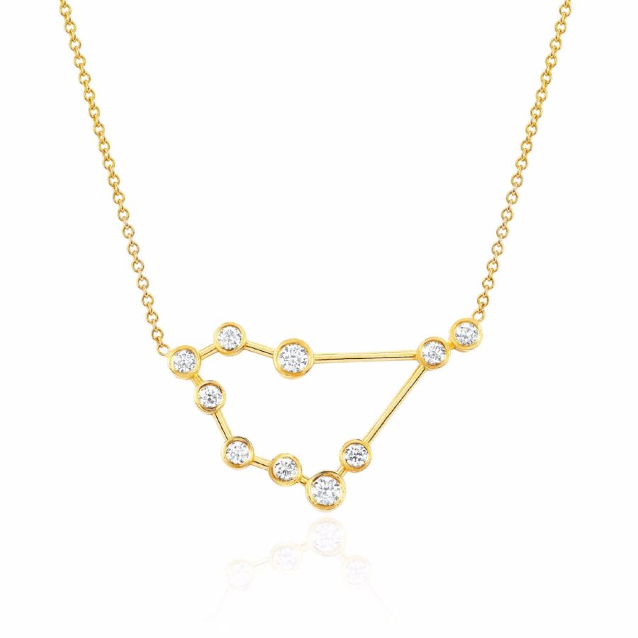 Capricorn Diamond Constellation Necklace