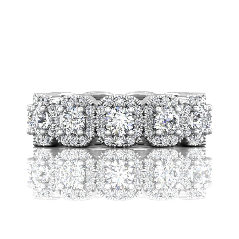 Vincents Fine Jewelry | Martin Flyer | Shared Prong Anniversary Band