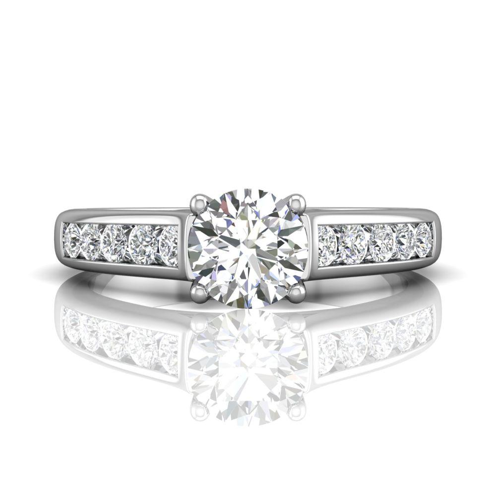 Vincents Fine Jewelry | Martin Flyer | Channel Engagement Ring