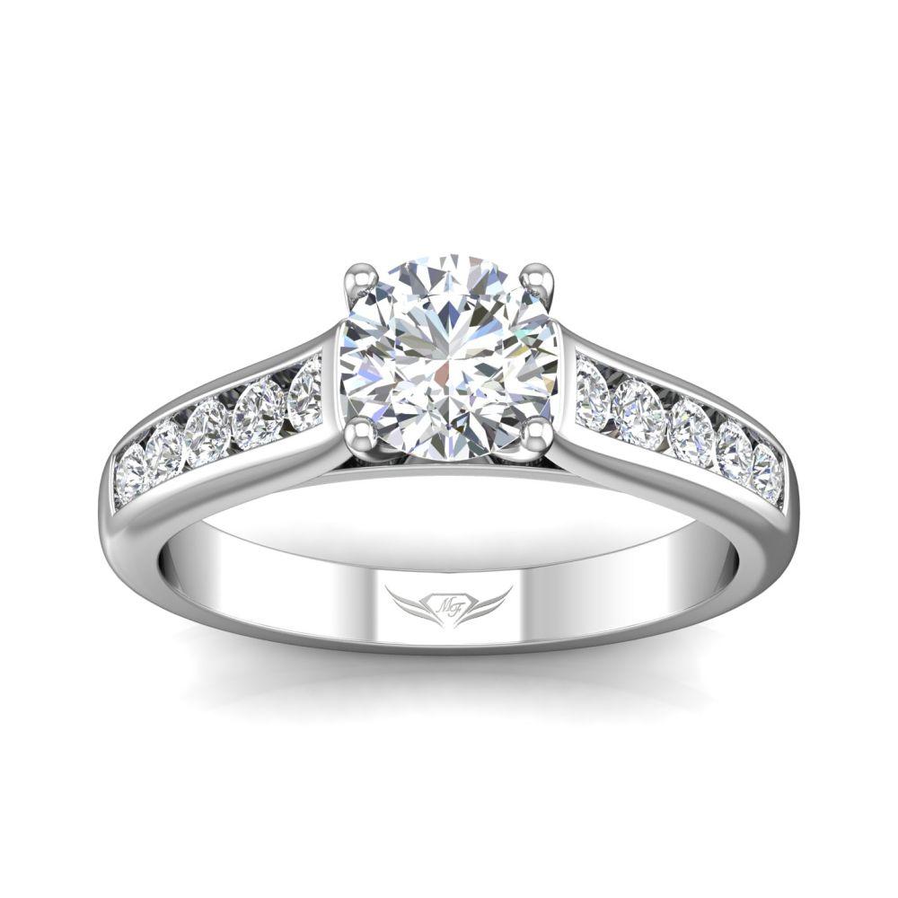 Vincents Fine Jewelry | Martin Flyer | Channel Engagement Ring