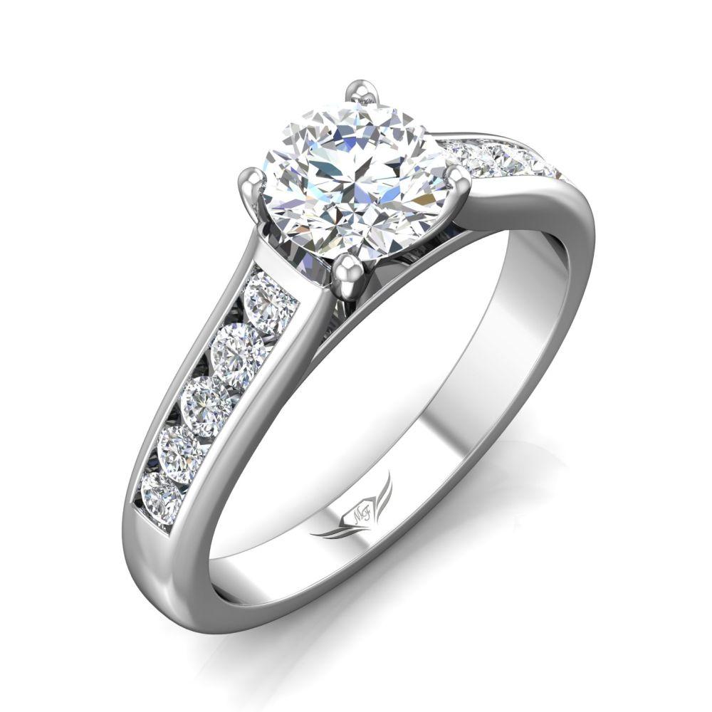 Vincents Fine Jewelry | Martin Flyer | Channel Engagement Ring