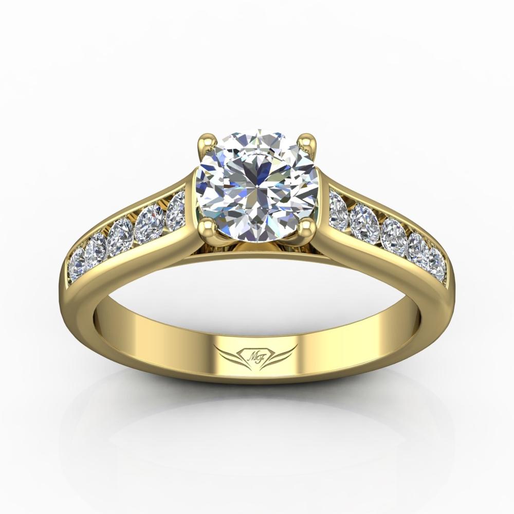 Vincents Fine Jewelry | Martin Flyer | Channel Engagement Ring