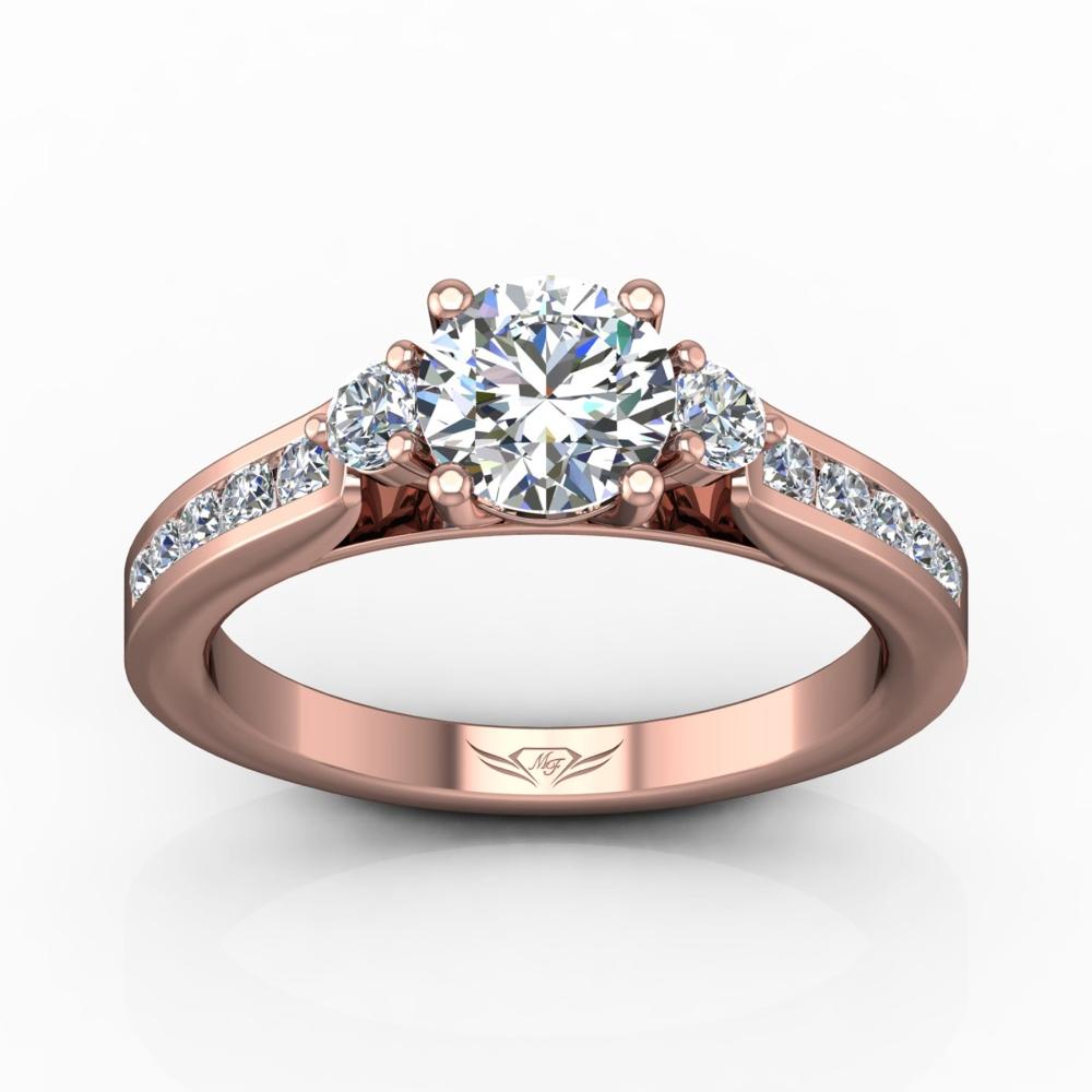 Vincents Fine Jewelry | Martin Flyer | Channel Engagement Ring