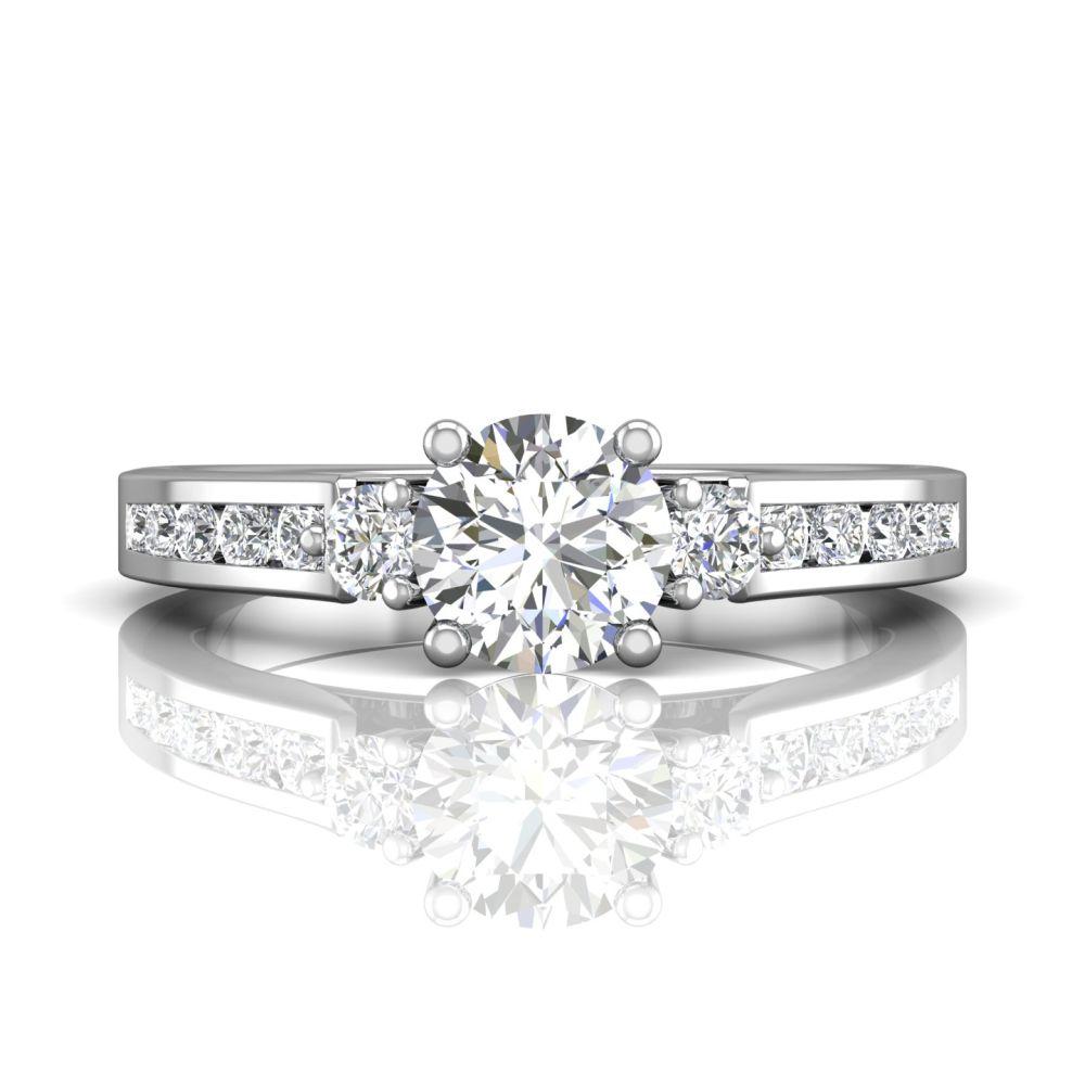 Vincents Fine Jewelry | Martin Flyer | Channel Engagement Ring