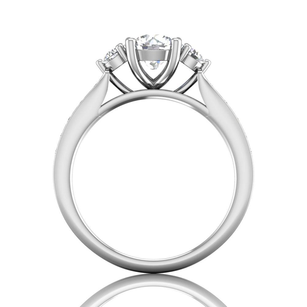 Vincents Fine Jewelry | Martin Flyer | Channel Engagement Ring