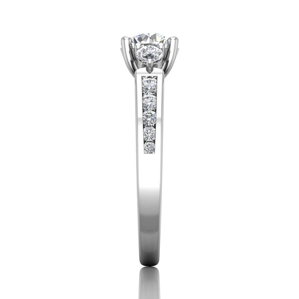Vincents Fine Jewelry | Martin Flyer | Channel Engagement Ring