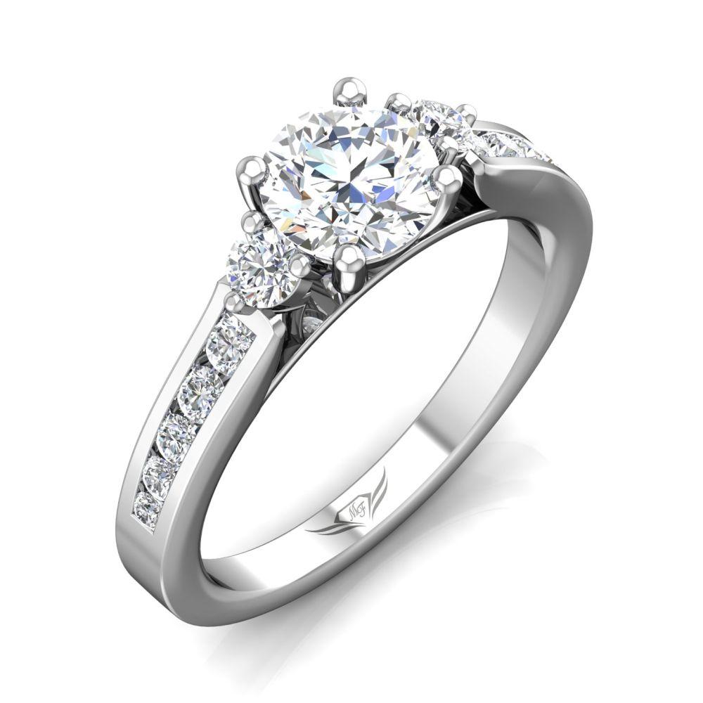 Vincents Fine Jewelry | Martin Flyer | Channel Engagement Ring