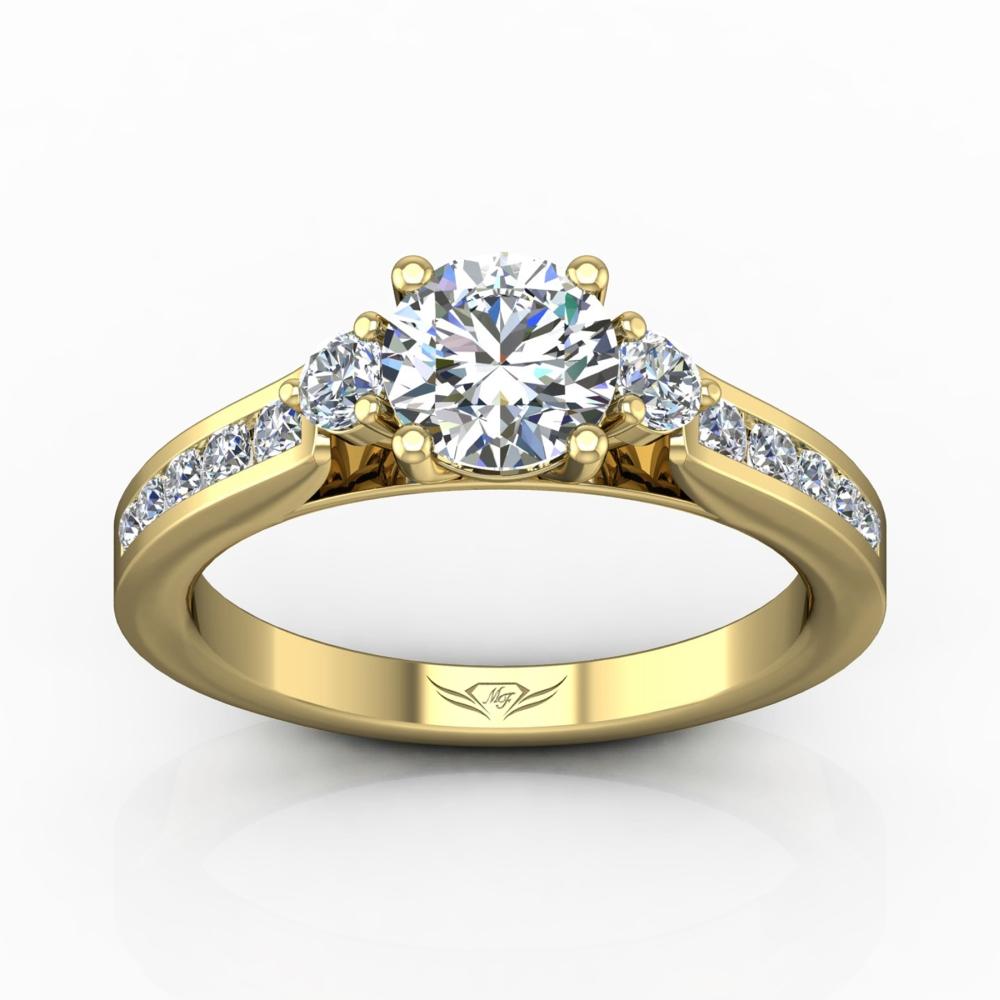 Vincents Fine Jewelry | Martin Flyer | Channel Engagement Ring