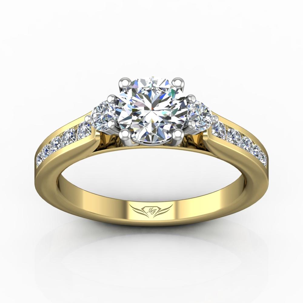 Vincents Fine Jewelry | Martin Flyer | Channel Engagement Ring