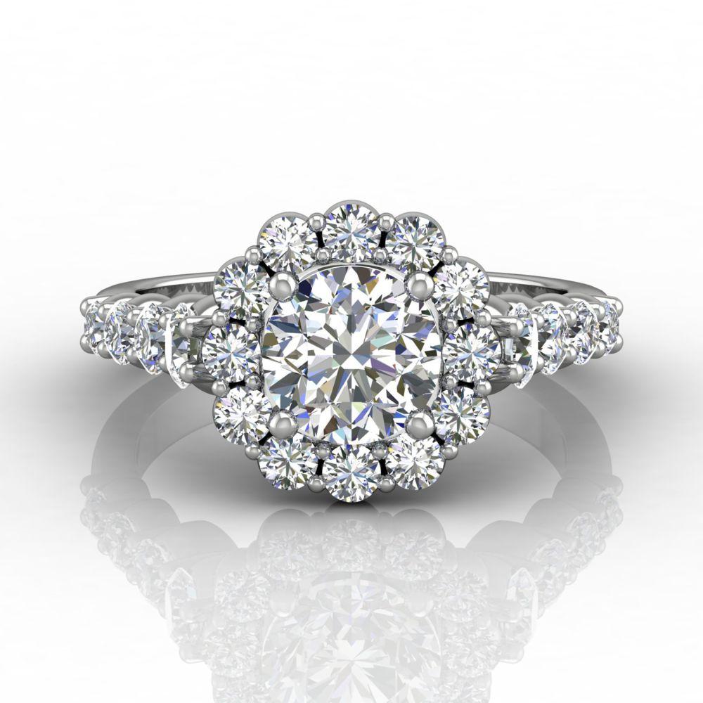 Vincents Fine Jewelry | Martin Flyer | Shared Prong Engagement Ring