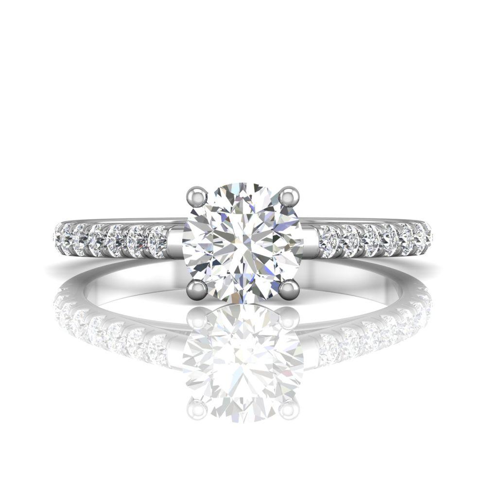 Vincents Fine Jewelry | Martin Flyer | Cutdown Micropave Engagement Ring