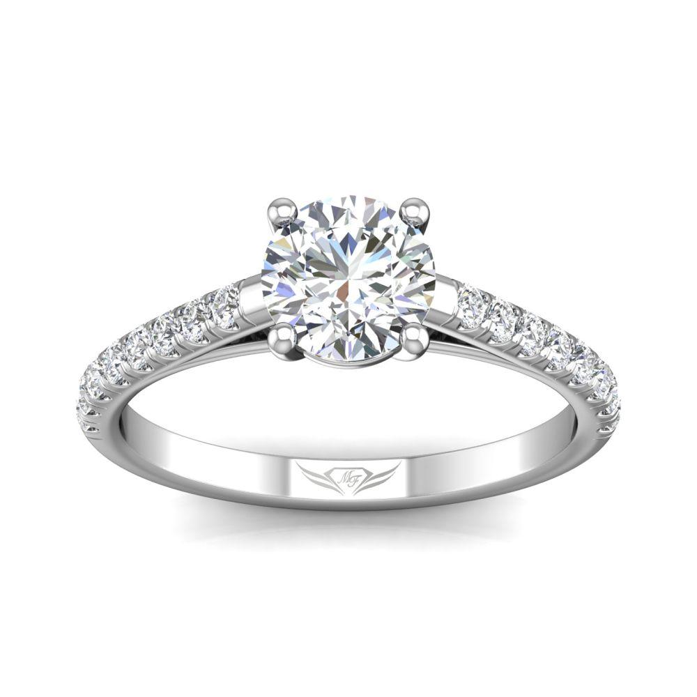 Vincents Fine Jewelry | Martin Flyer | Cutdown Micropave Engagement Ring