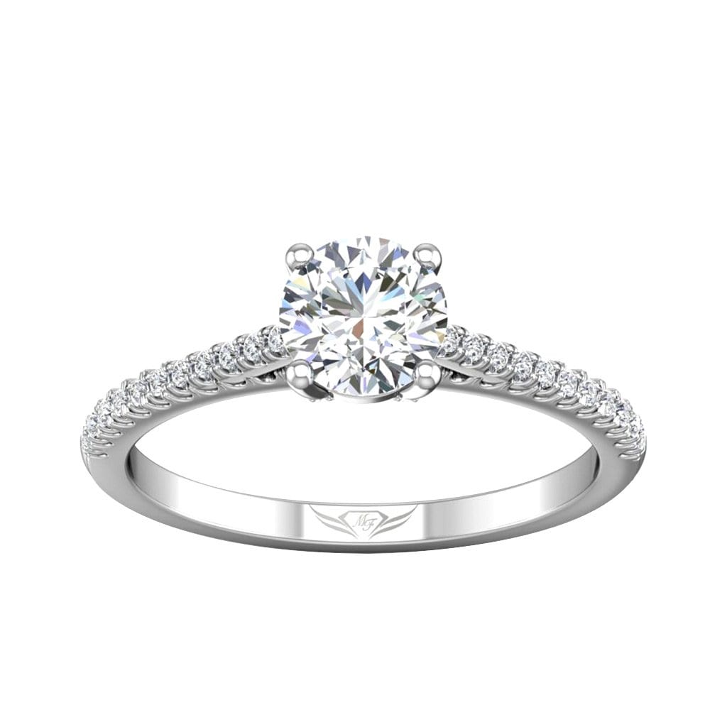 Vincents Fine Jewelry | Martin Flyer | Cutdown Micropave Engagement Ring