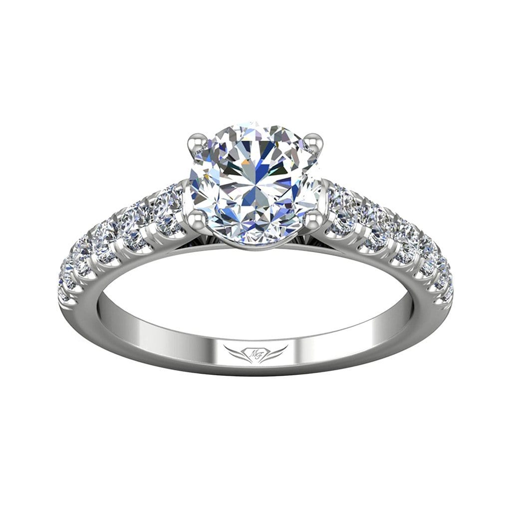 Vincents Fine Jewelry | Martin Flyer | Micropave Engagement Ring