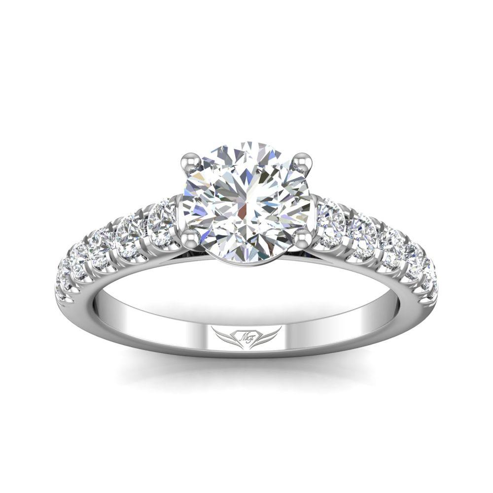 Vincents Fine Jewelry | Martin Flyer | Micropave Engagement Ring