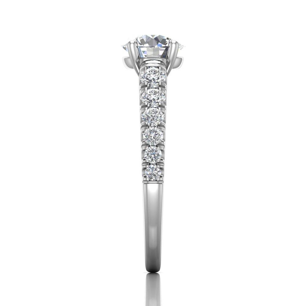 Vincents Fine Jewelry | Martin Flyer | Micropave Engagement Ring