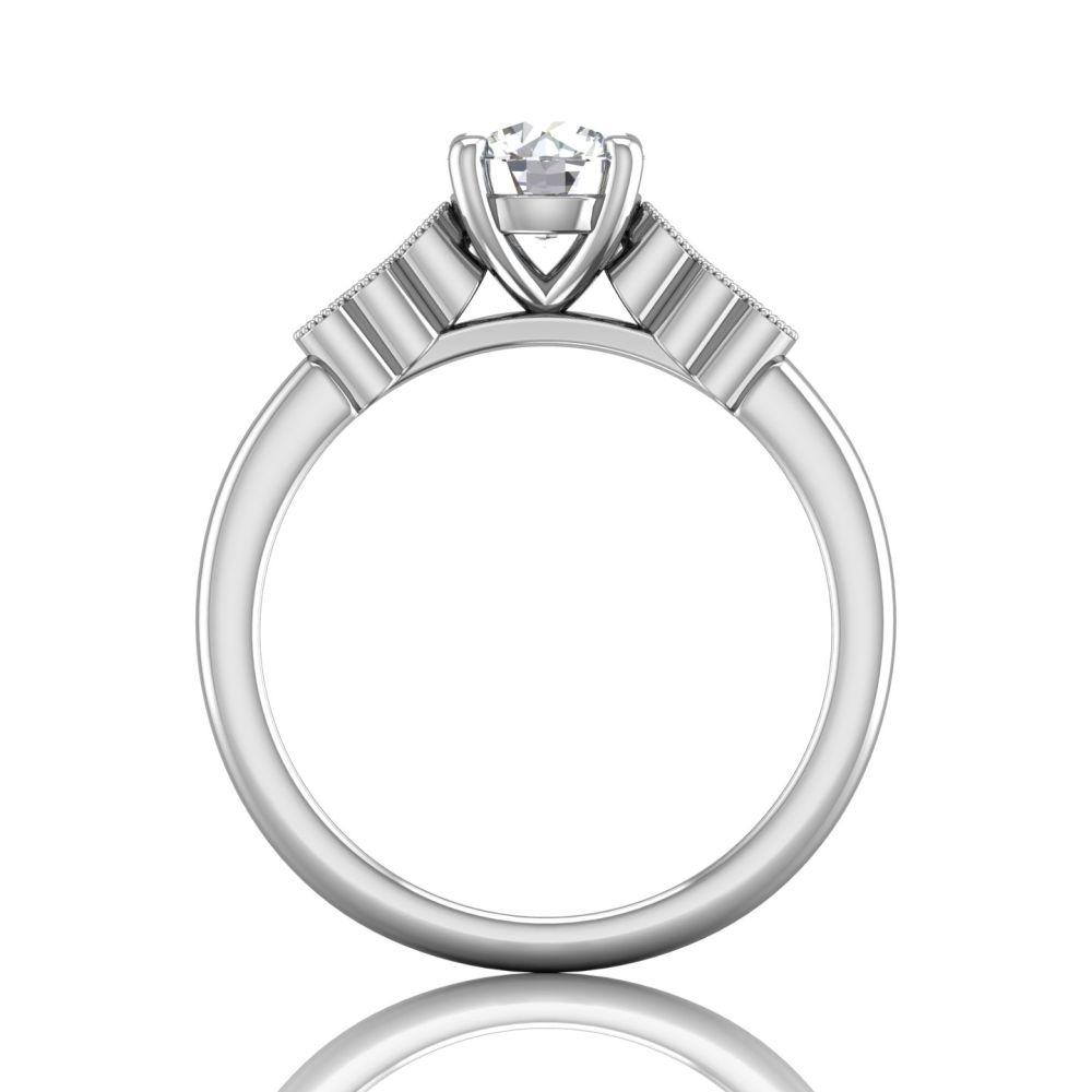 Vincents Fine Jewelry | Martin Flyer | Channel Engagement Ring