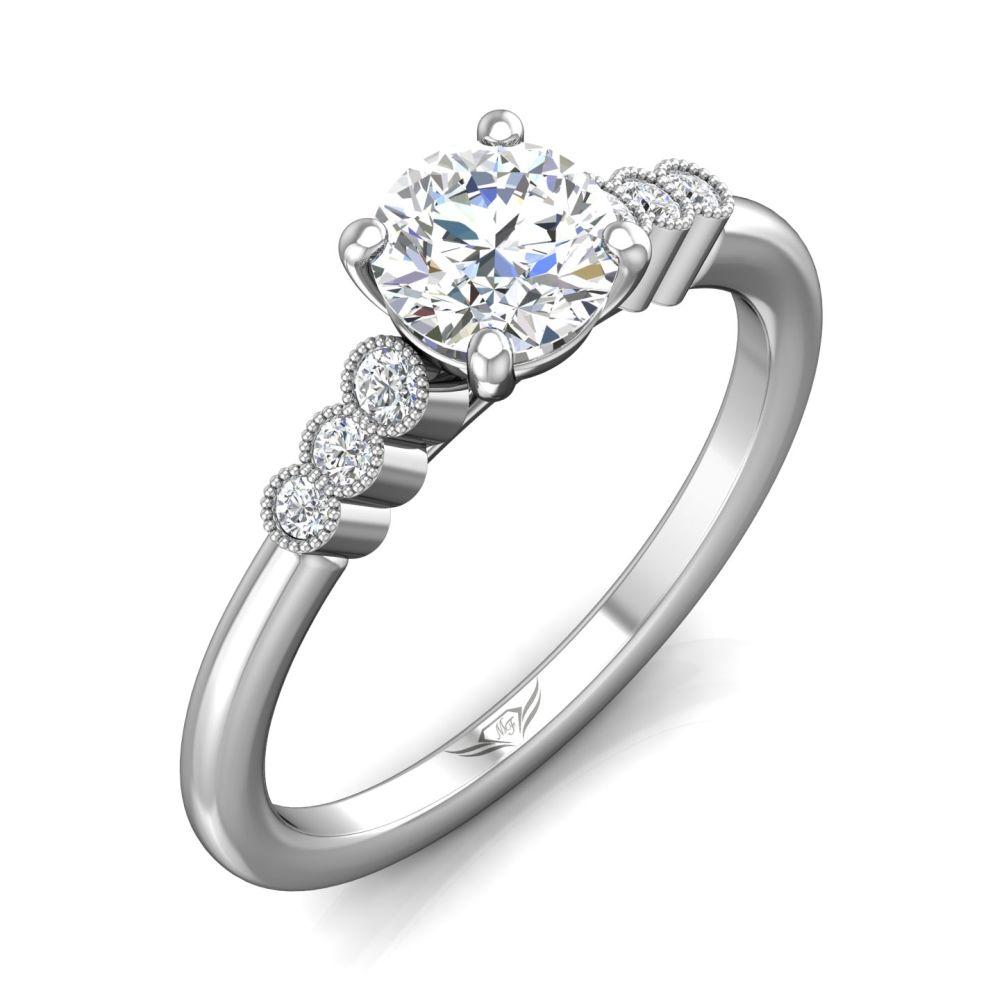 Vincents Fine Jewelry | Martin Flyer | Channel Engagement Ring