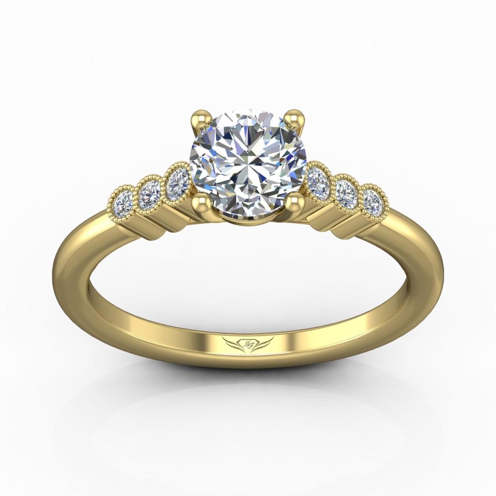 Vincents Fine Jewelry | Martin Flyer | Channel Engagement Ring