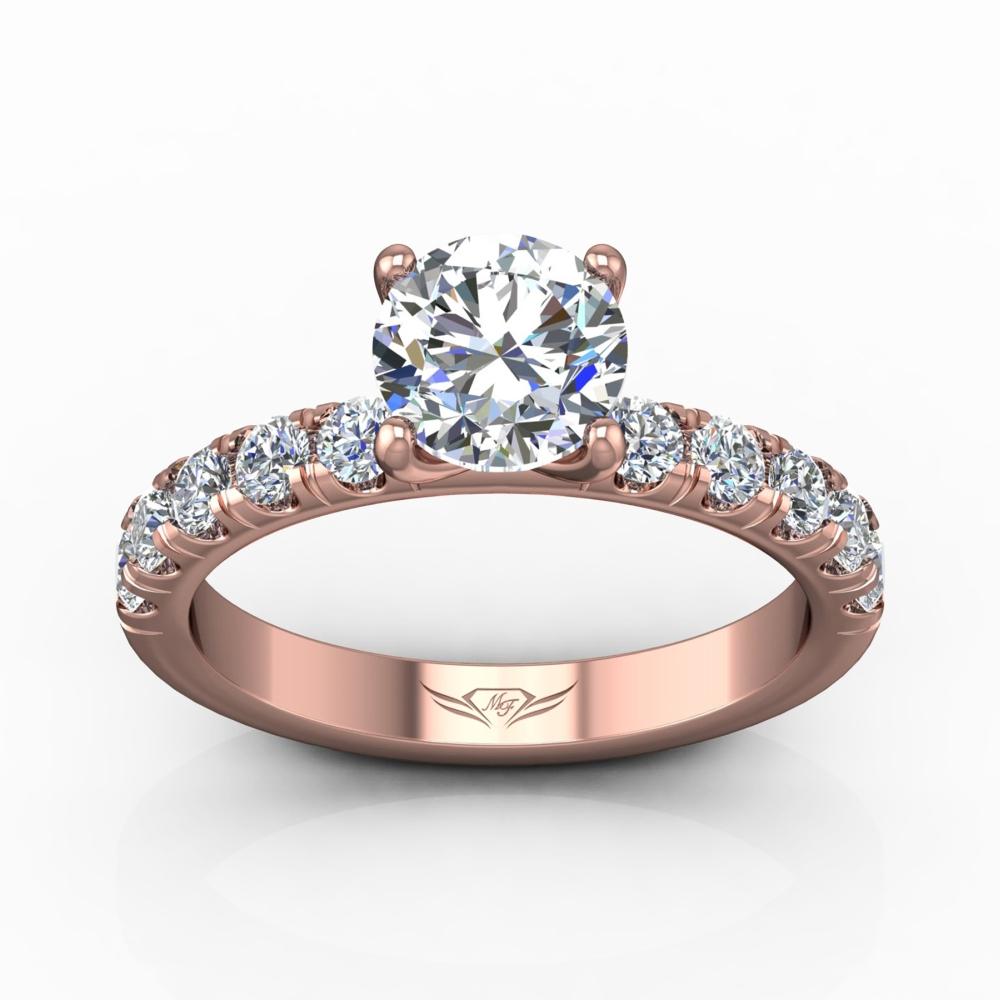 Vincents Fine Jewelry | Martin Flyer | Micropave Engagement Ring