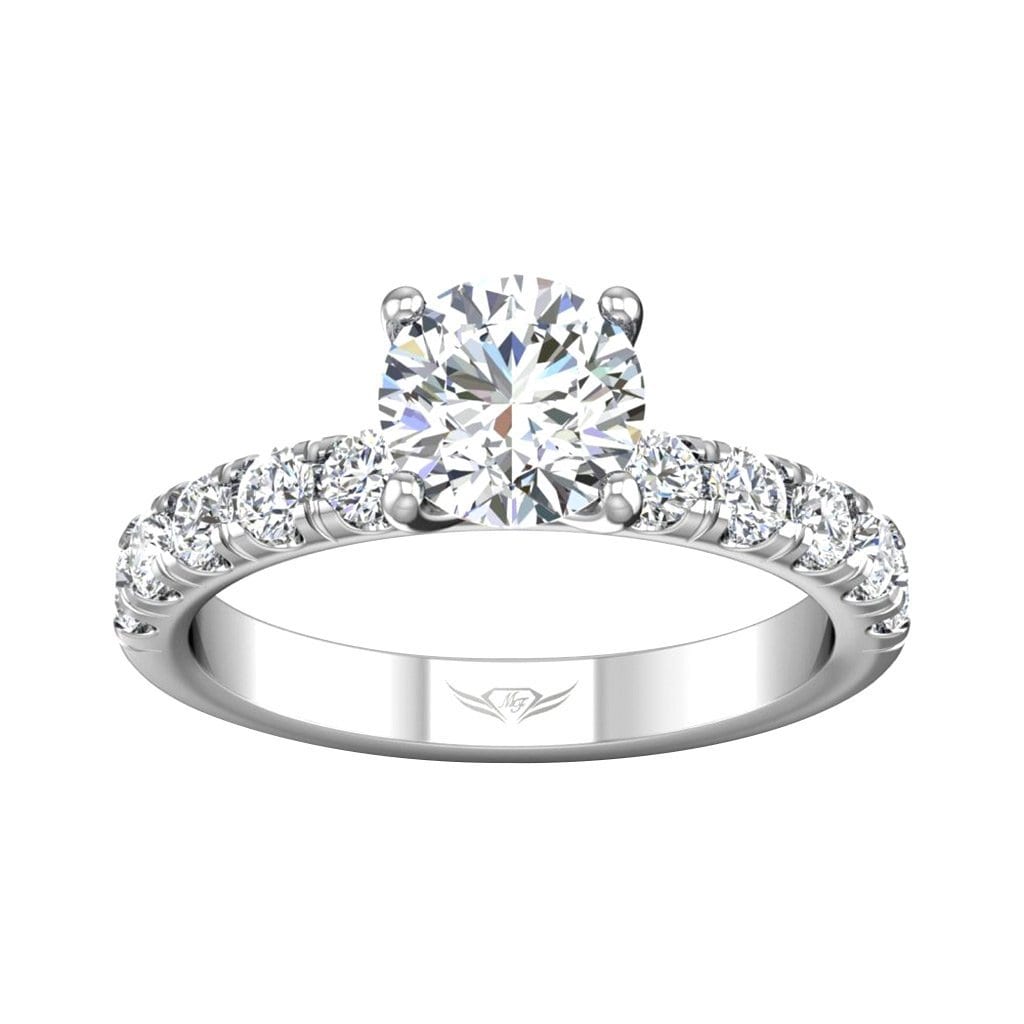 Vincents Fine Jewelry | Martin Flyer | Micropave Engagement Ring