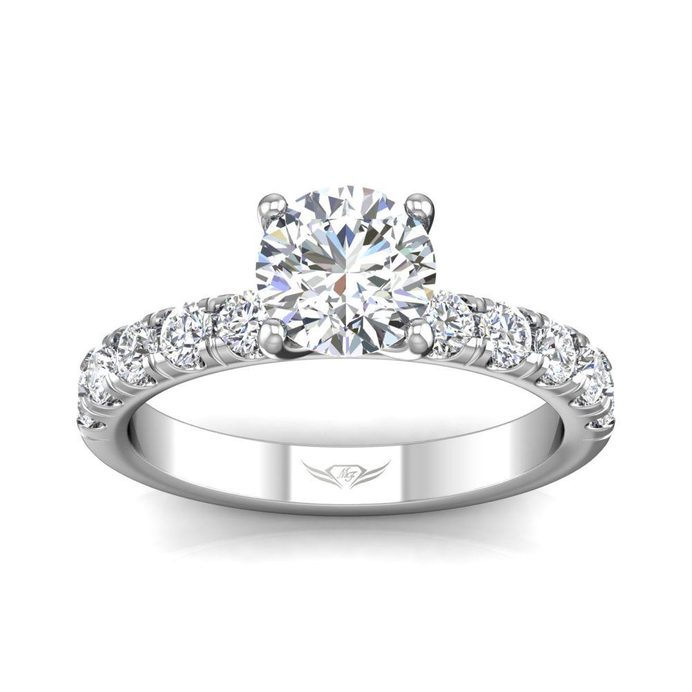 Vincents Fine Jewelry | Martin Flyer | Micropave Engagement Ring