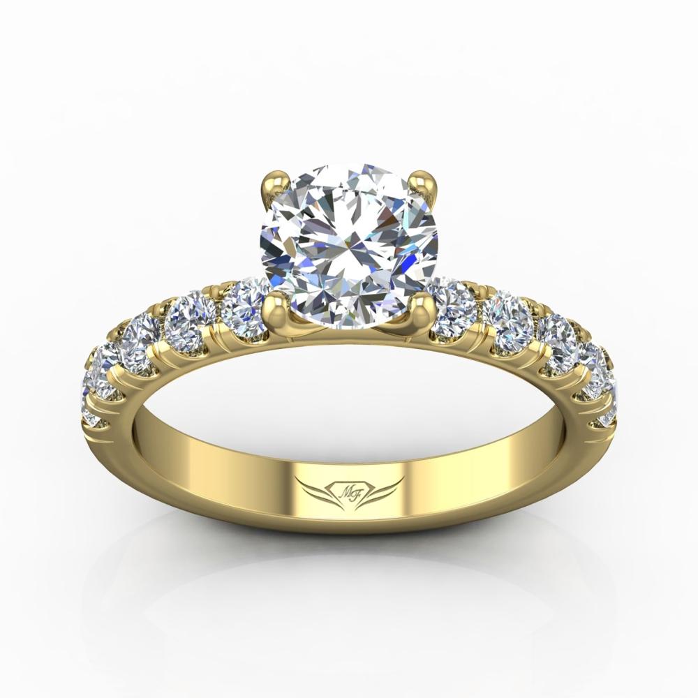Vincents Fine Jewelry | Martin Flyer | Micropave Engagement Ring