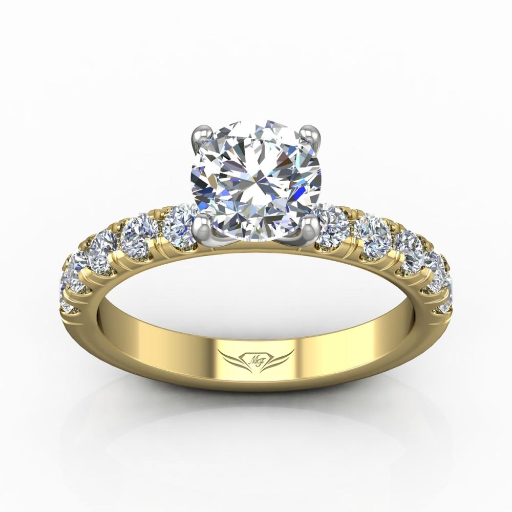 Vincents Fine Jewelry | Martin Flyer | Micropave Engagement Ring