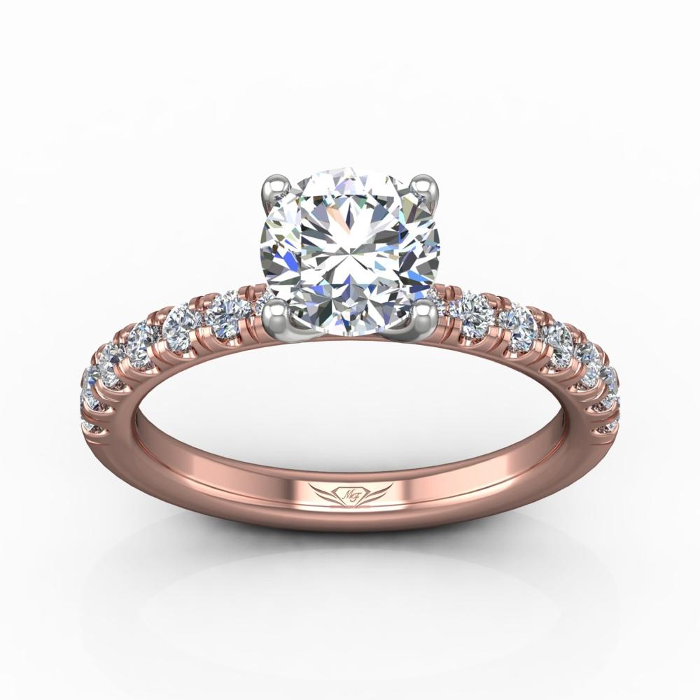 Vincents Fine Jewelry | Martin Flyer | Micropave Engagement Ring