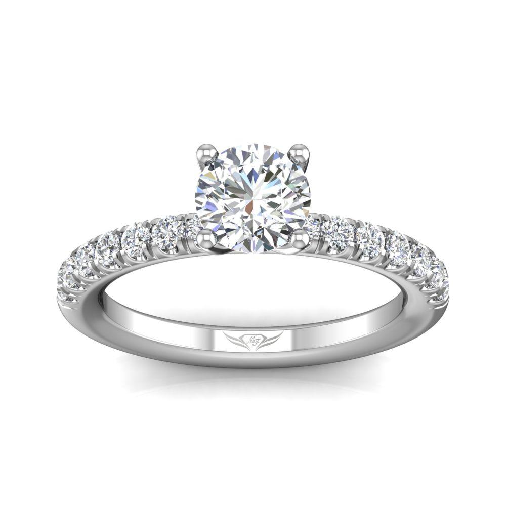 Vincents Fine Jewelry | Martin Flyer | Micropave Engagement Ring