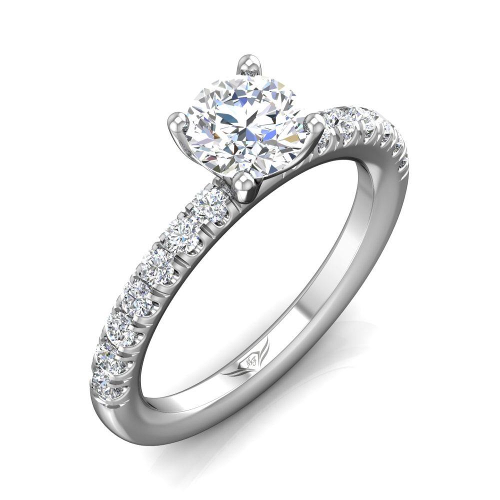 Vincents Fine Jewelry | Martin Flyer | Micropave Engagement Ring
