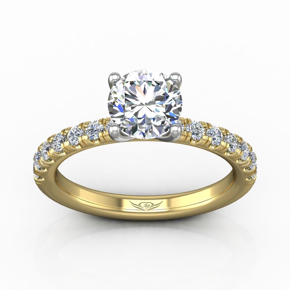 Vincents Fine Jewelry | Martin Flyer | Micropave Engagement Ring