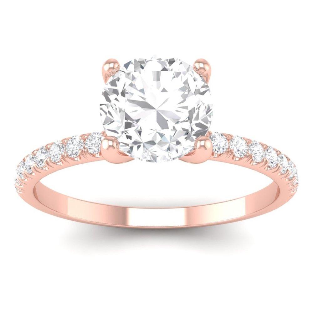 Vincents Fine Jewelry | Martin Flyer | Cutdown Micropave Engagement Ring