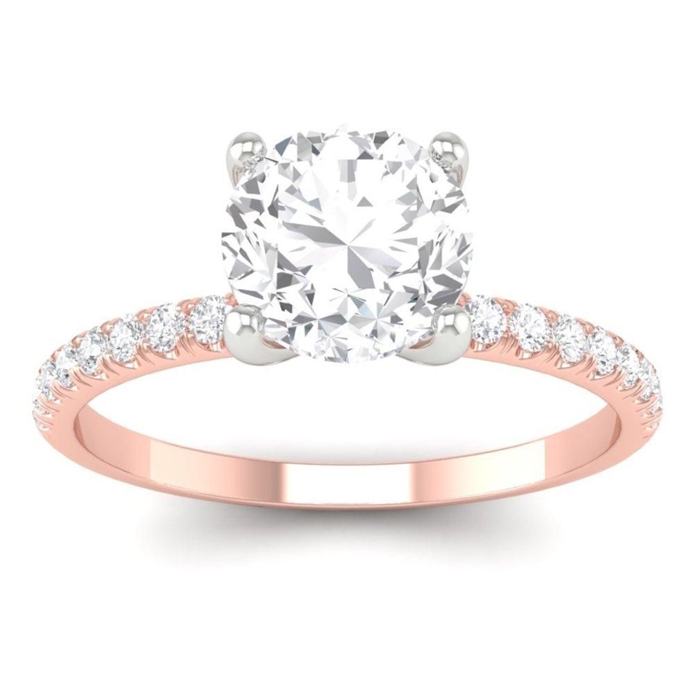 Vincents Fine Jewelry | Martin Flyer | Cutdown Micropave Engagement Ring