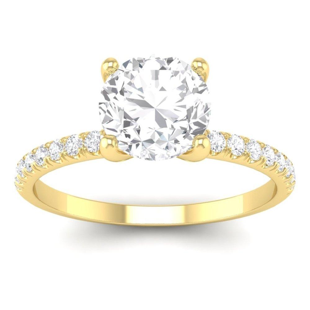 Vincents Fine Jewelry | Martin Flyer | Cutdown Micropave Engagement Ring
