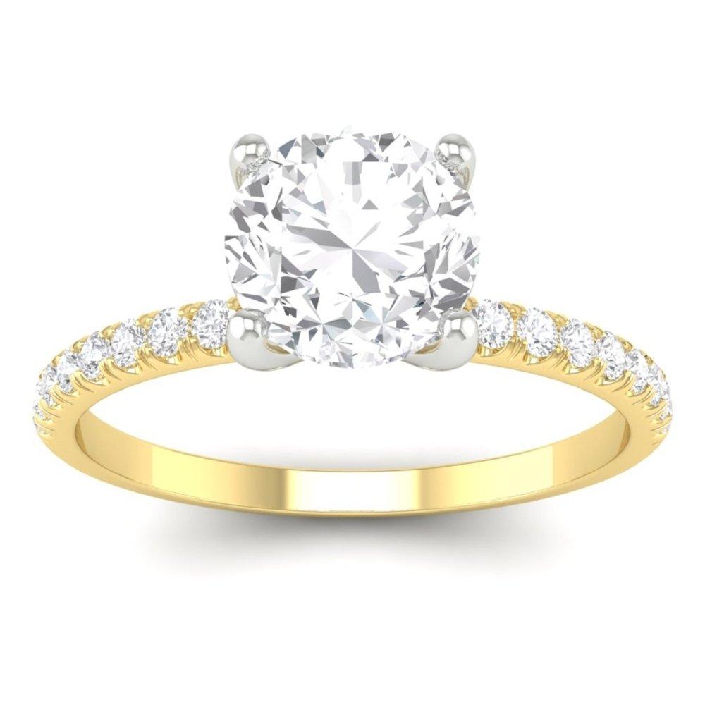 Vincents Fine Jewelry | Martin Flyer | Cutdown Micropave Engagement Ring