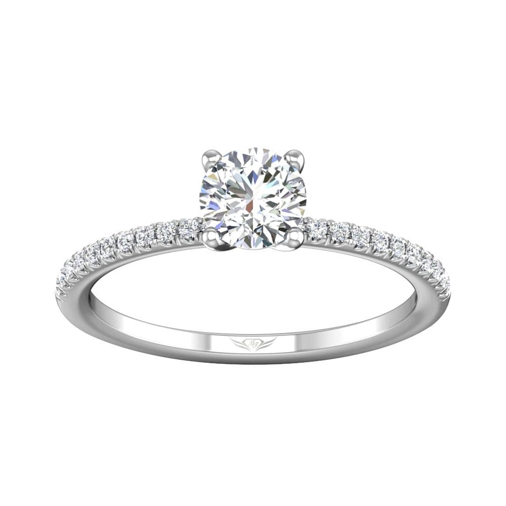 Vincents Fine Jewelry | Martin Flyer | Cutdown Micropave Engagement Ring