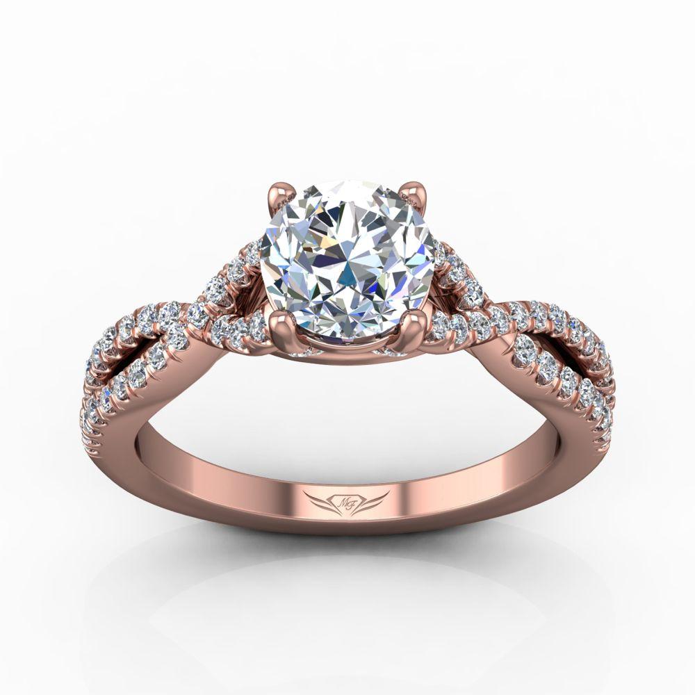 Vincents Fine Jewelry | Martin Flyer | Micropave Engagement Ring