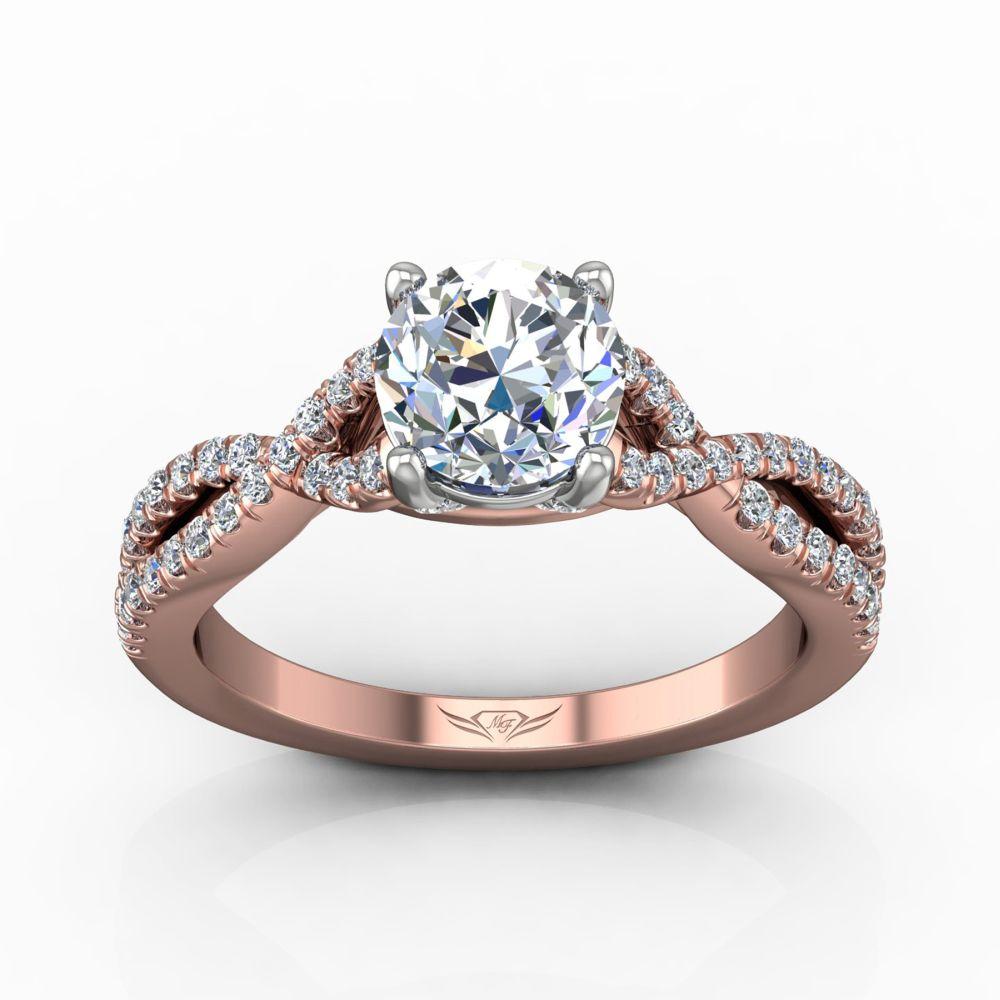 Vincents Fine Jewelry | Martin Flyer | Micropave Engagement Ring