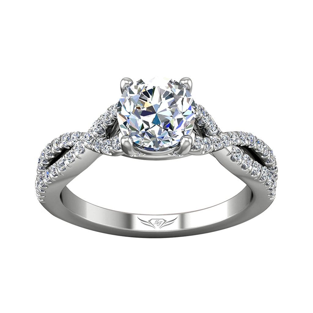 Vincents Fine Jewelry | Martin Flyer | Micropave Engagement Ring