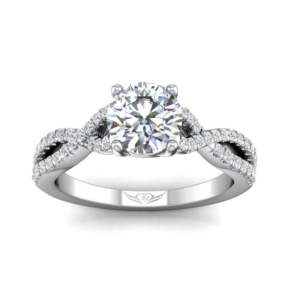 Vincents Fine Jewelry | Martin Flyer | Micropave Engagement Ring
